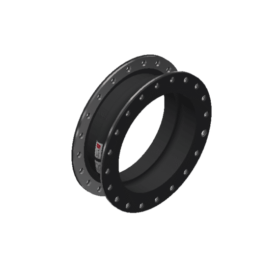 600-008-0120-10 - 20 inch Single Arch Rubber Expansion Joint with Retaining Rings